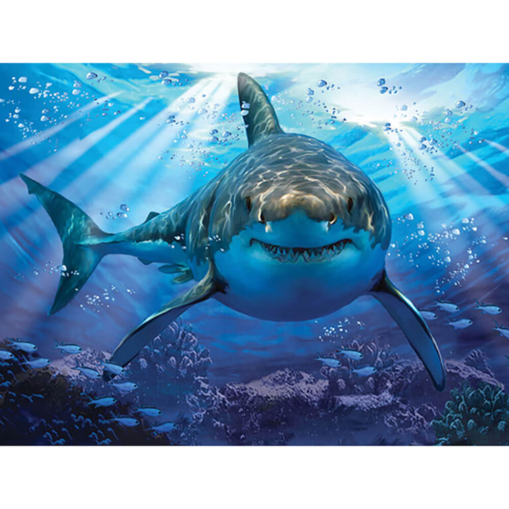 Howard Robinson Super 3D Puzzle Great White Shark 500 Pc