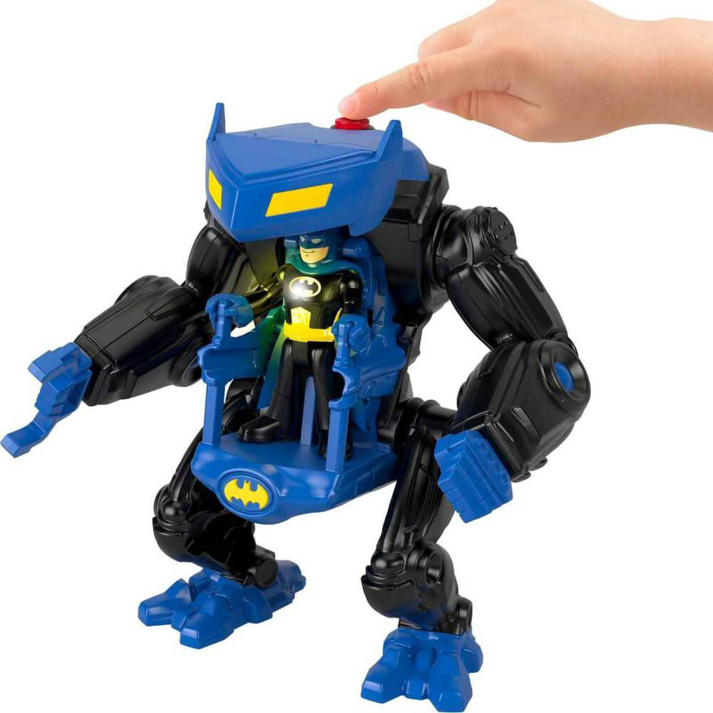 Imaginext DC Super Friends Batman Battling Robot Action Figure Set
