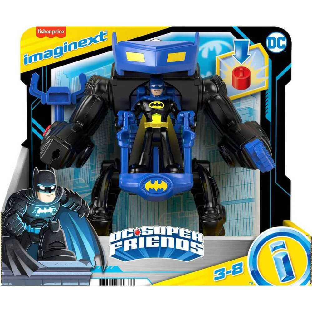 Imaginext DC Super Friends Batman Battling Robot Action Figure Set ...
