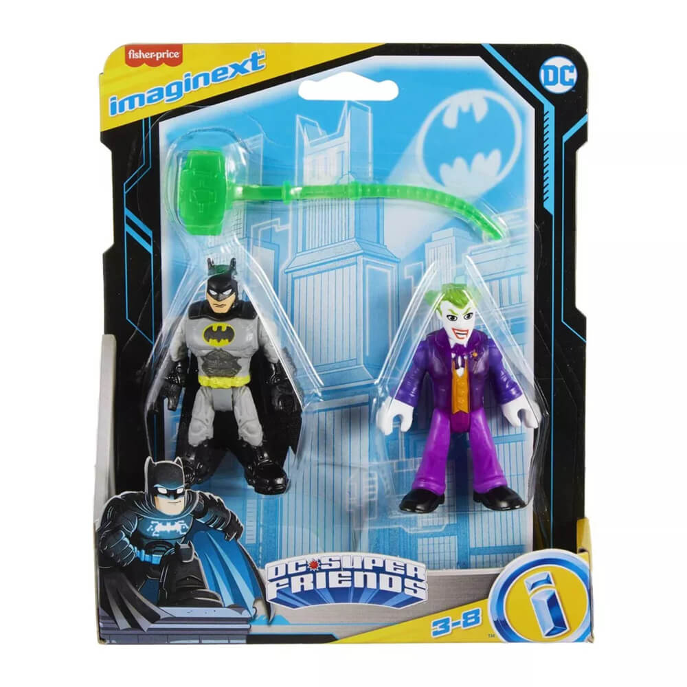 Imaginext DC Super Friends Batman The Joker 2 Pack Figure Set Maziply Toys