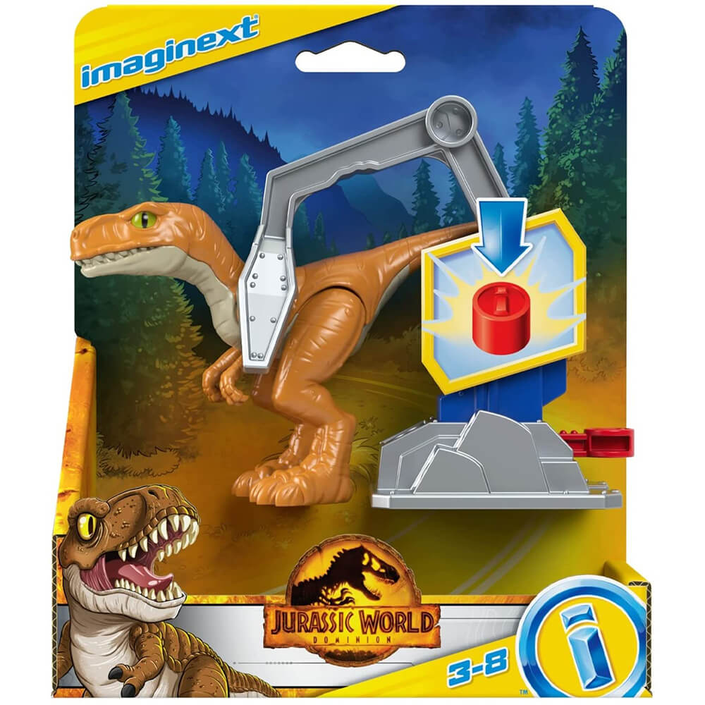 Imaginext Jurassic World Dominion Atrociraptor "Tiger" Dinosaur Figure