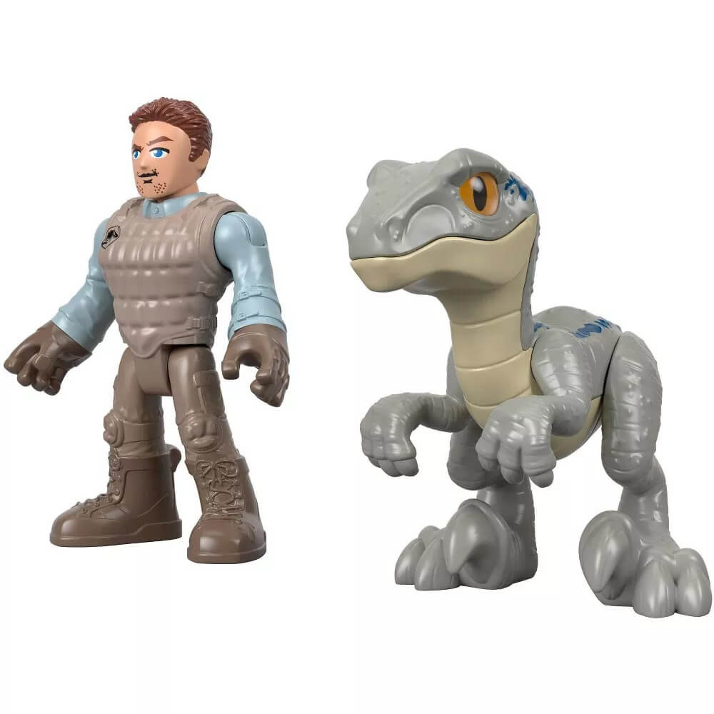 Imaginext Jurassic World Owen & Blue Figure Set
