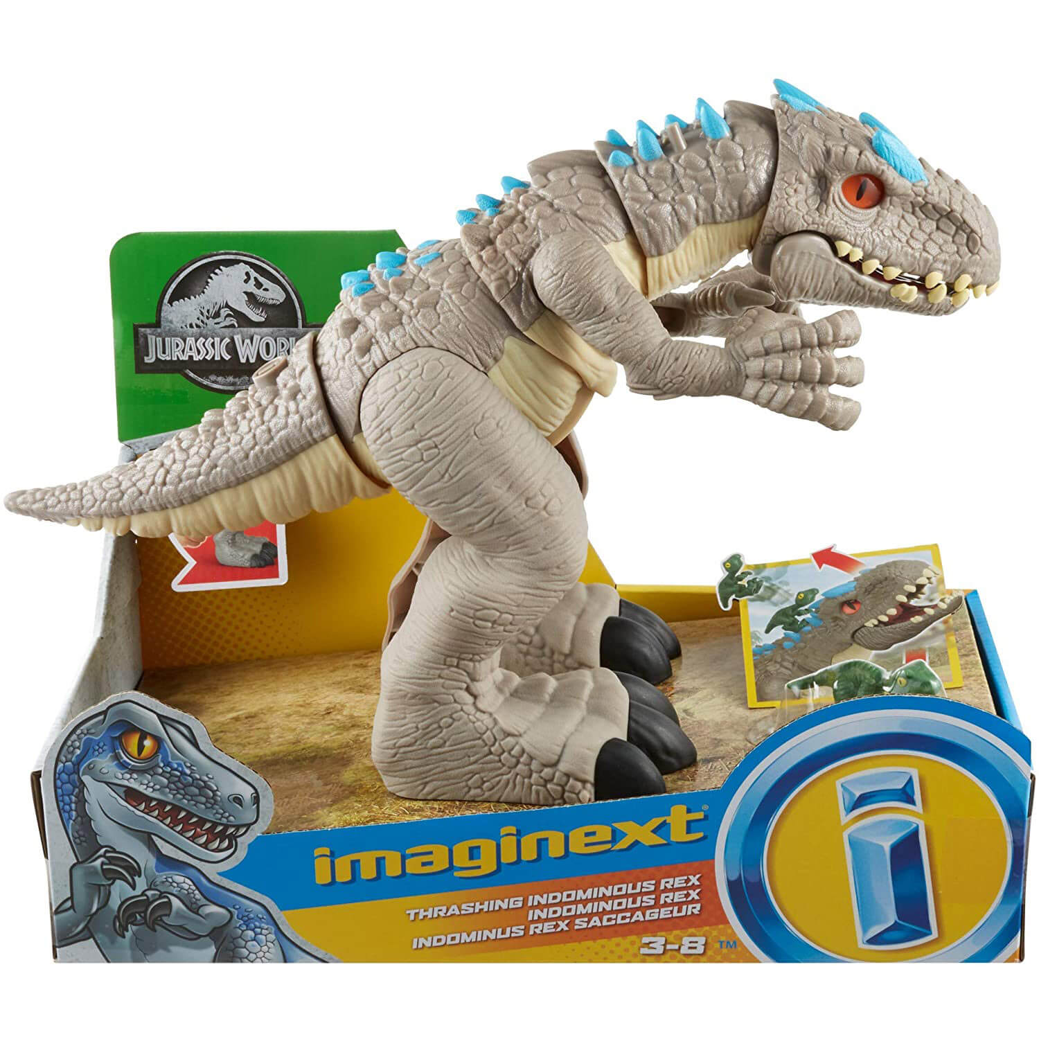 Imaginext Jurassic World Thrashing Indominous Rex