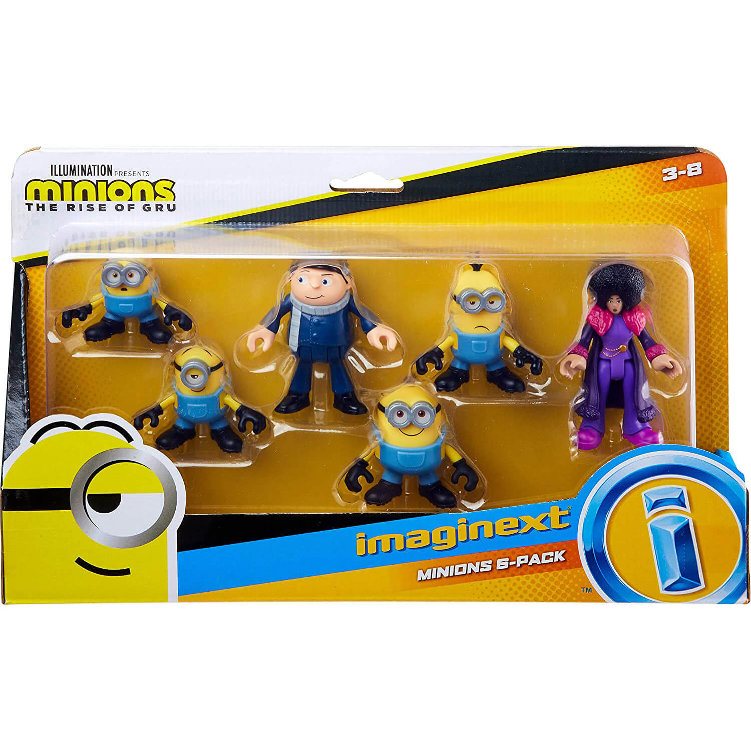 Imaginext Minions The Rise of Gru 6-Pack