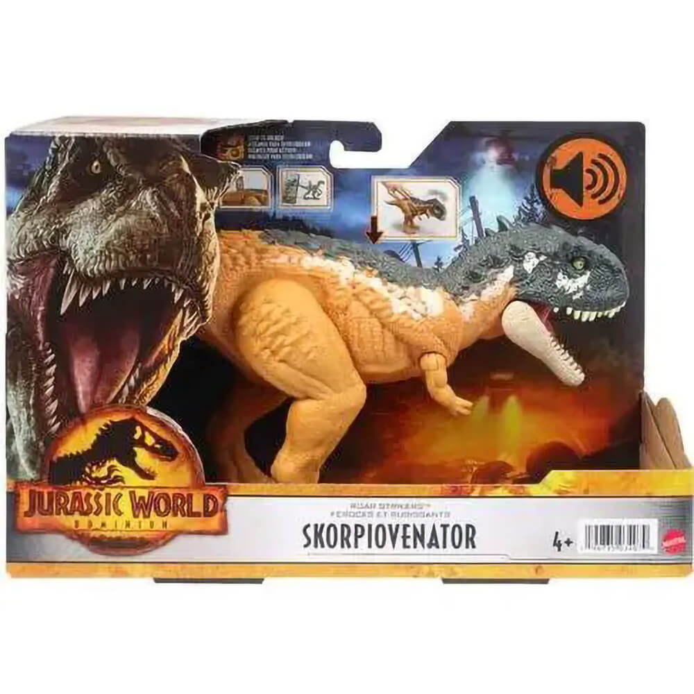 Jurassic World Dominion Roar Strikers Skorpiovenator Figure