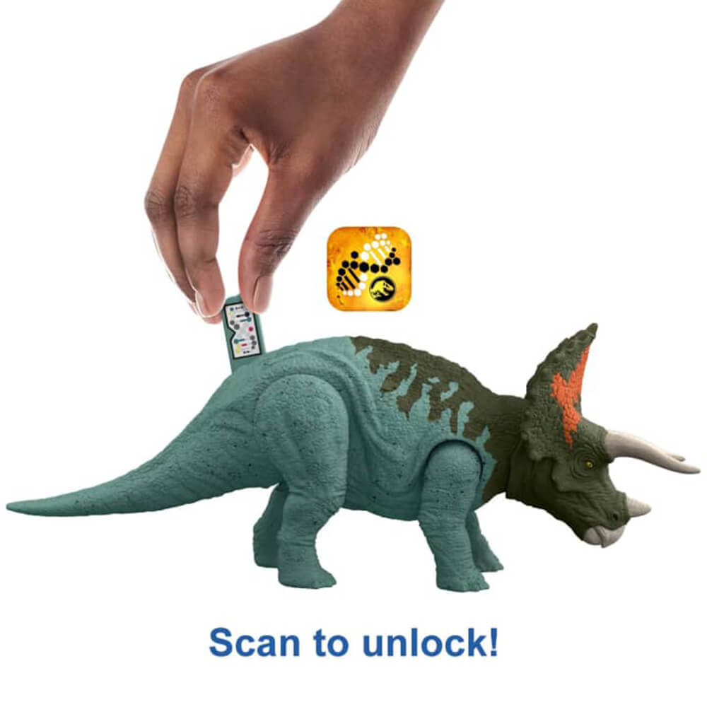 Dino Ranch DNR0024 - Dino Action Pack – Triceratops, figure mobili, dai 3 anni in su, multicolore Dino Ranch DNR0024 - Dino Action Pack – Triceratops, figure mobili, dai 3 anni in su, multicolore