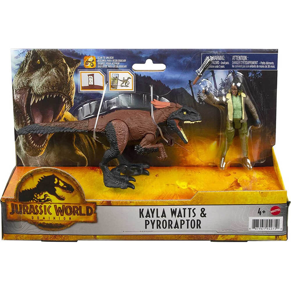Jurassic World Kayla Watts & Pyroraptor Figure Pack