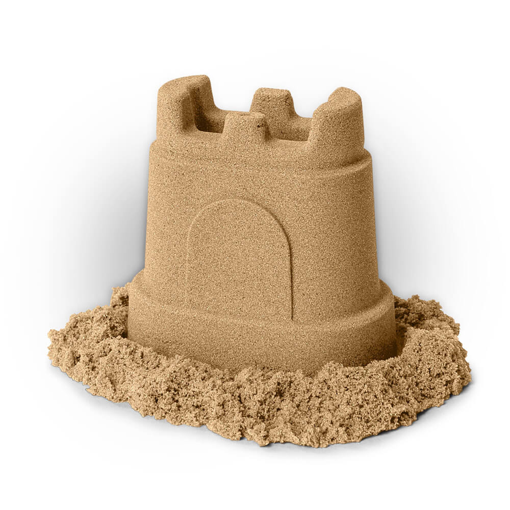Kinetic Sand Brown with Castle Mold