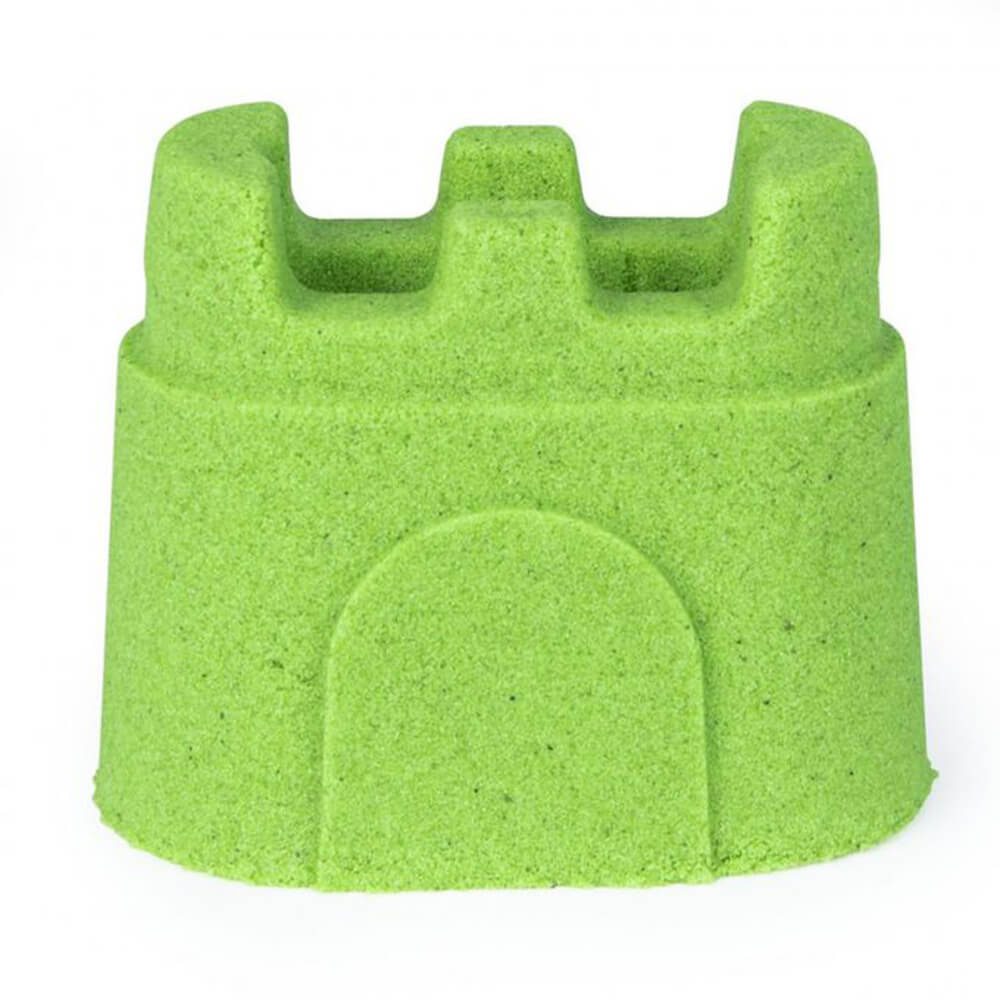 Kinetic Sand Green with Castle Mold