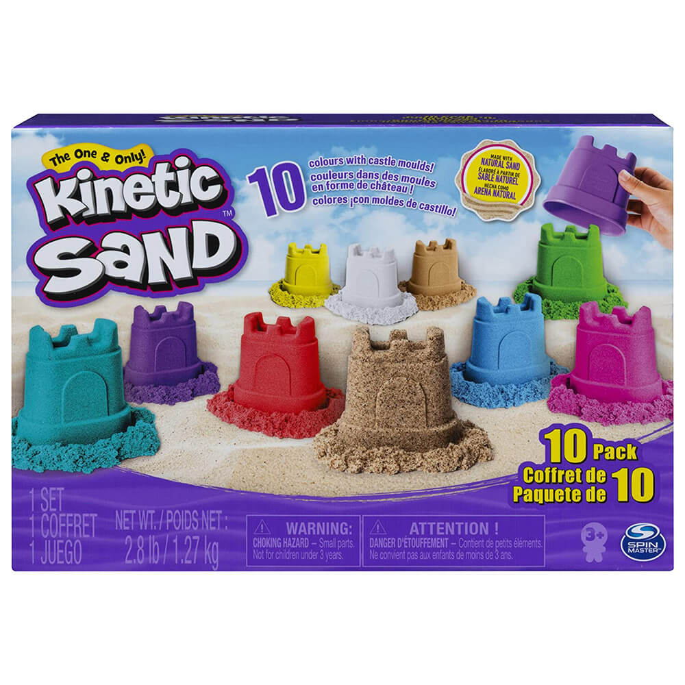 Kinetic Sand Rainbow Castle 10-Pack