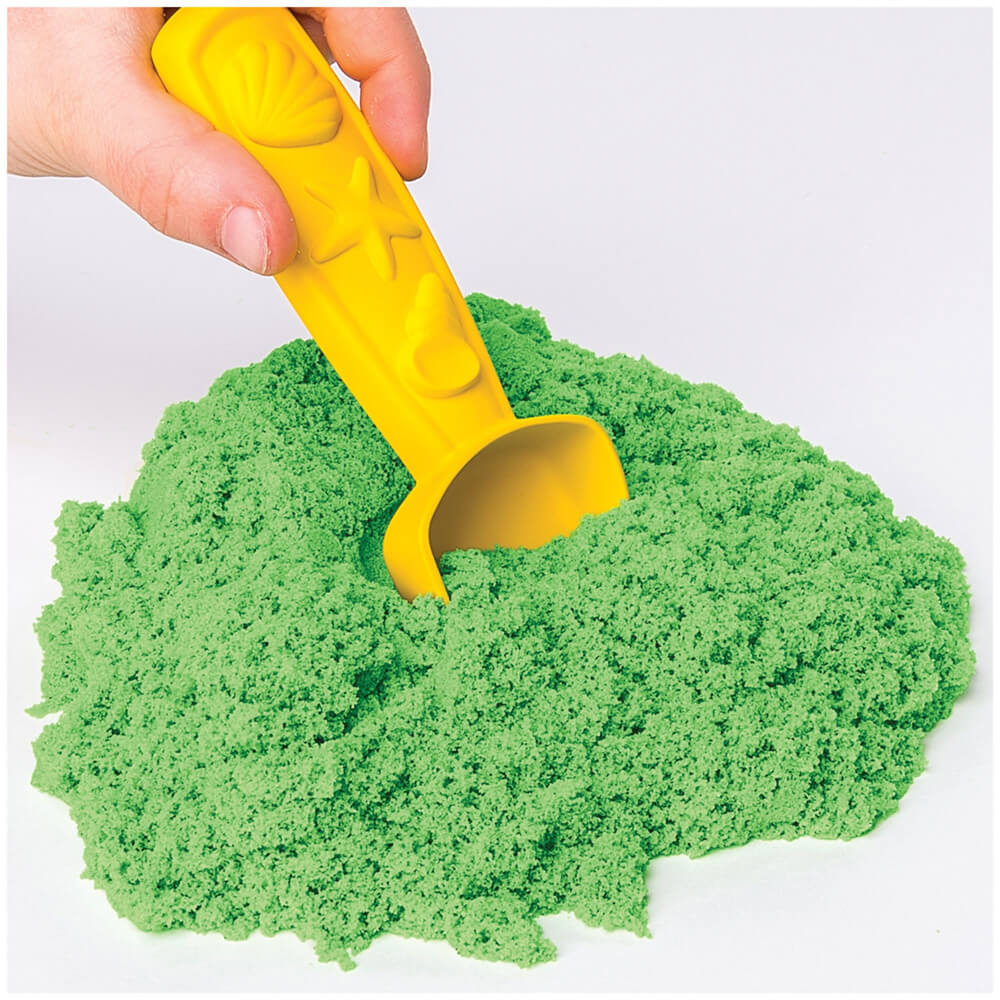 Kinetic Sand GREEN Sandbox Set Spin Master - ToyWiz