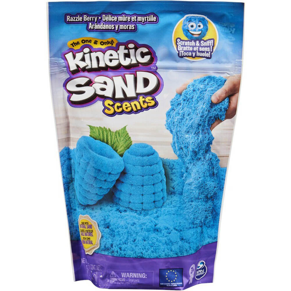 Kinetic Sand Scents 8 oz Razzle Berry Resealable Bag
