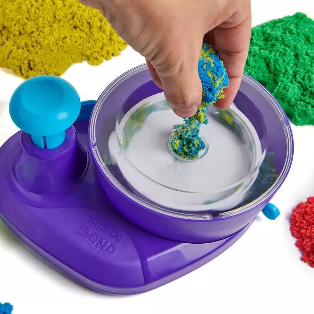 Kinetic Sand 1 lb Purple Sandbox Playset