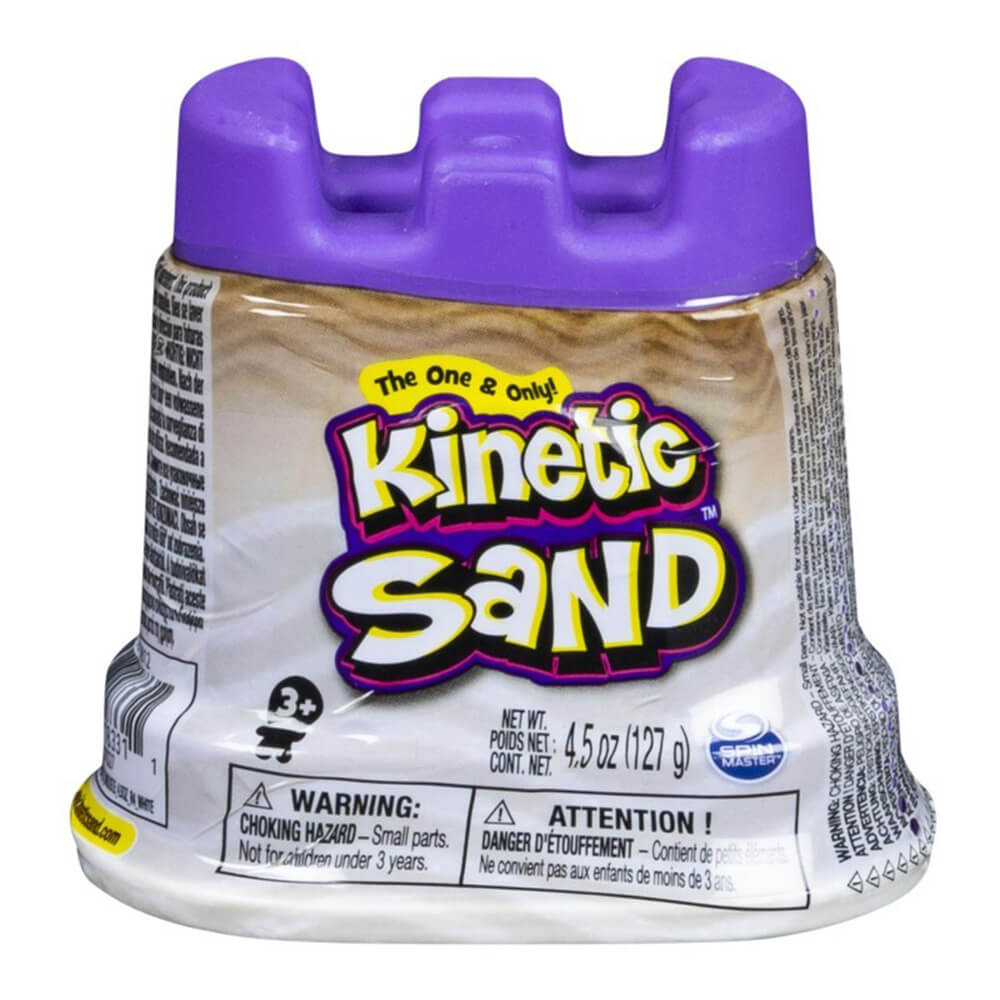 Kinetic Sand White with Castle Mold