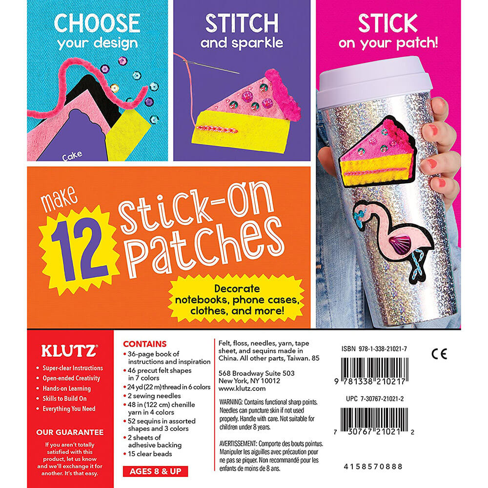 Klutz Stick on Patches Book & Activity Kit