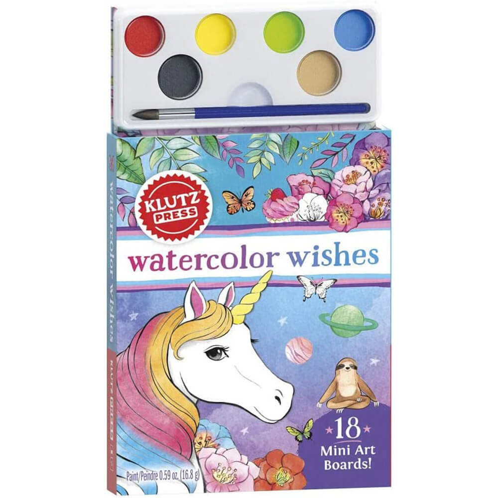 Klutz Watercolor Wishes Postcard Kit