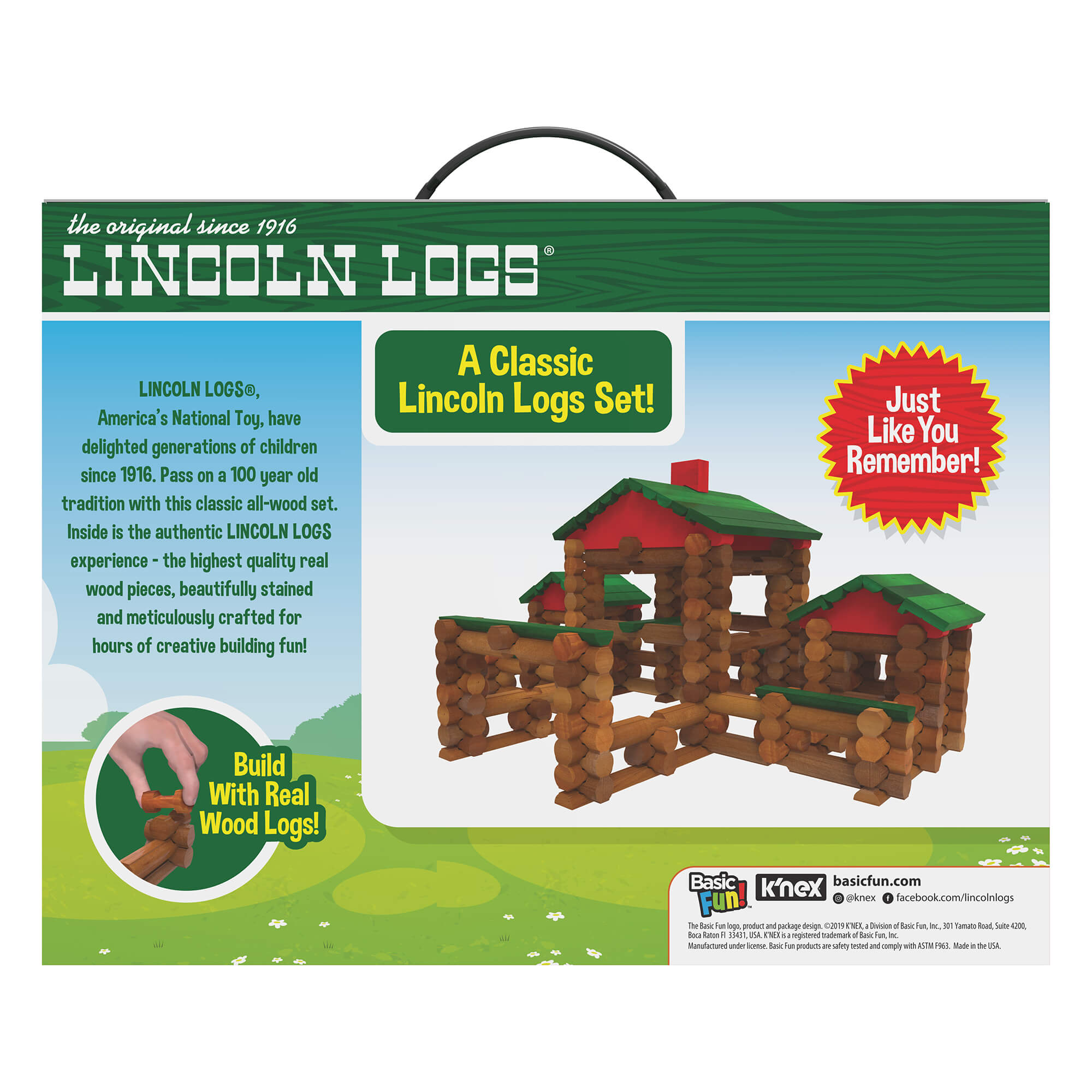 Lincoln Logs Classic Farmhouse 268 Piece Building Set