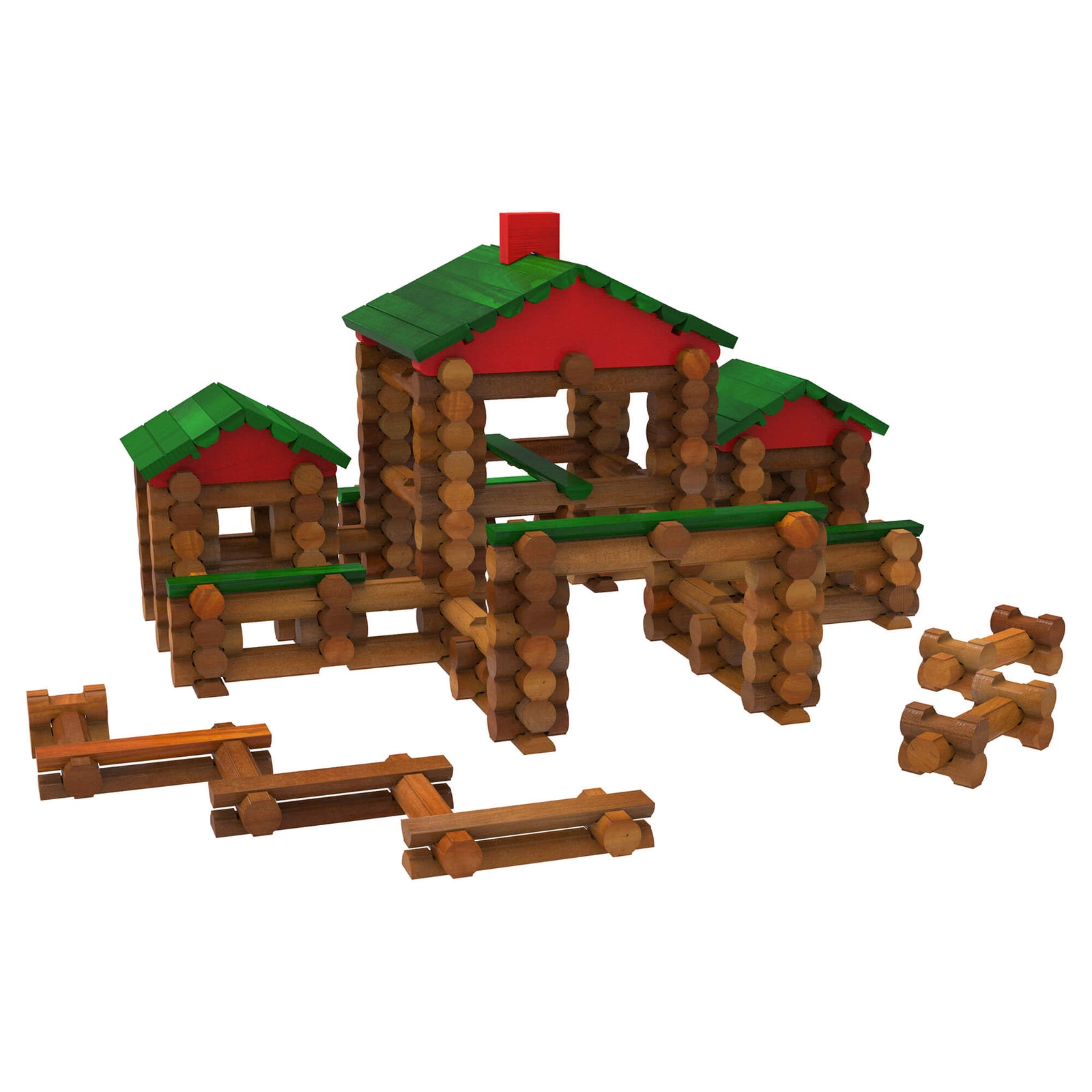 Lincoln Logs Classic Farmhouse 268 Piece Building Set