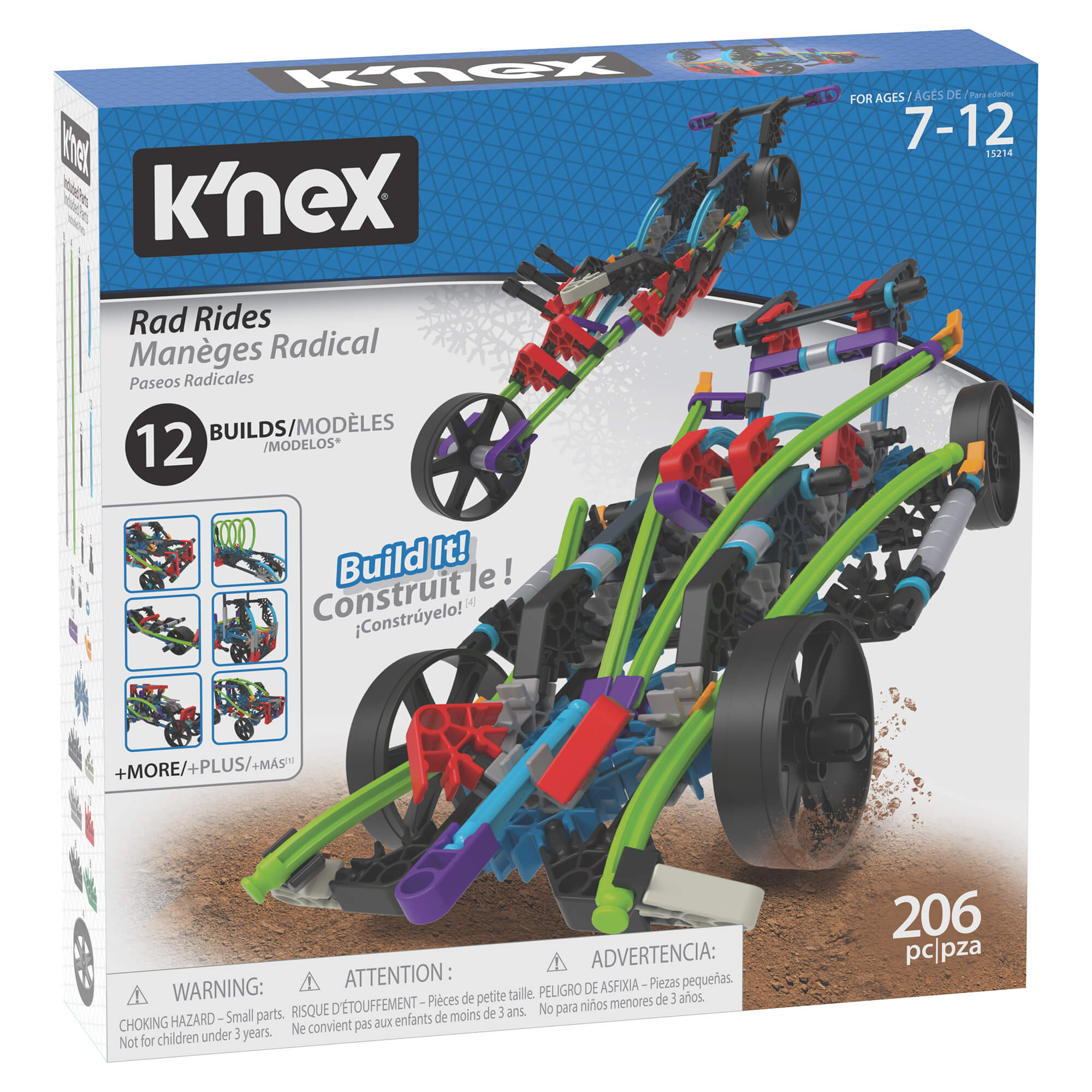 K'NEX Rad Rides 12 N 1 Building Set