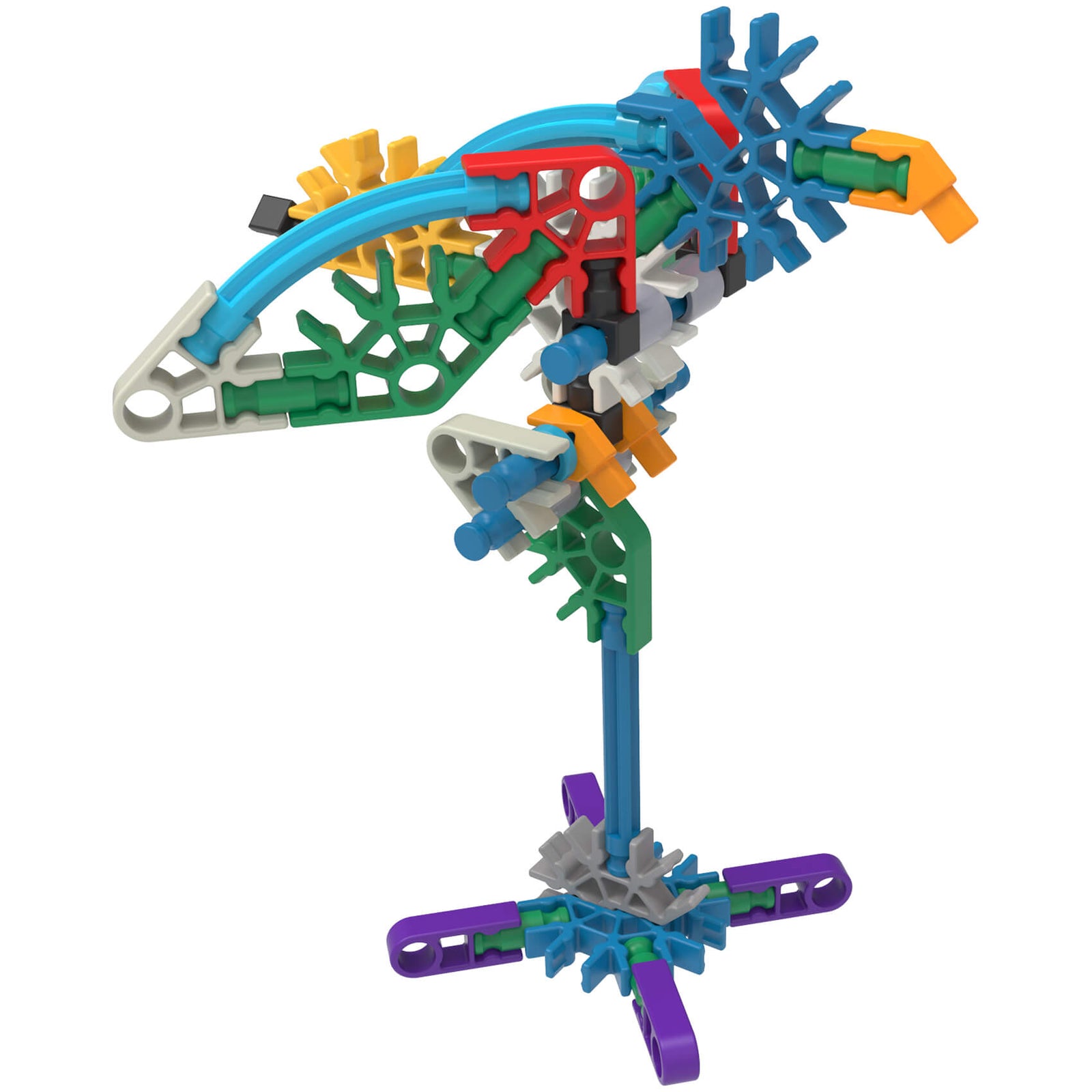 Front view of the k'nex car.