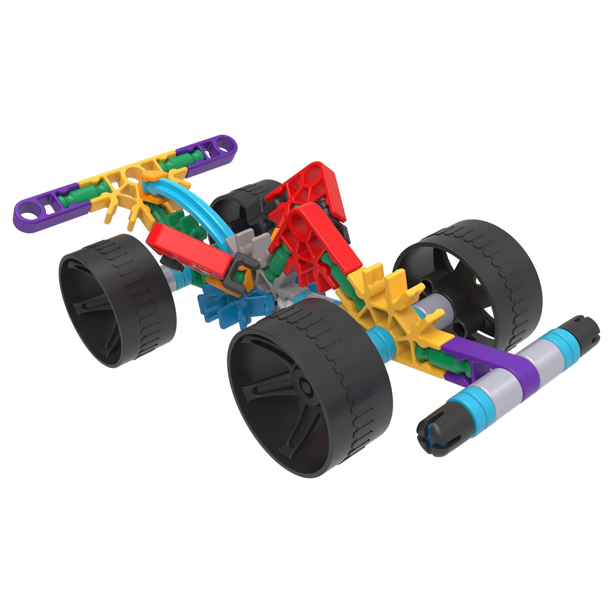 Front view of the k'nex drone.