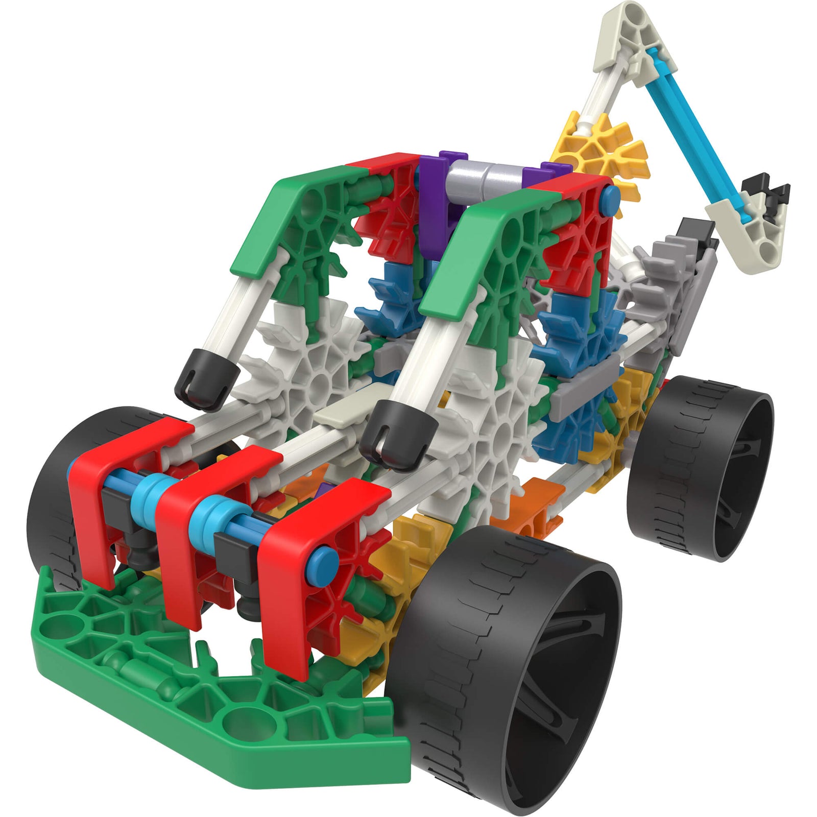 Front view of the k'nex racecar.
