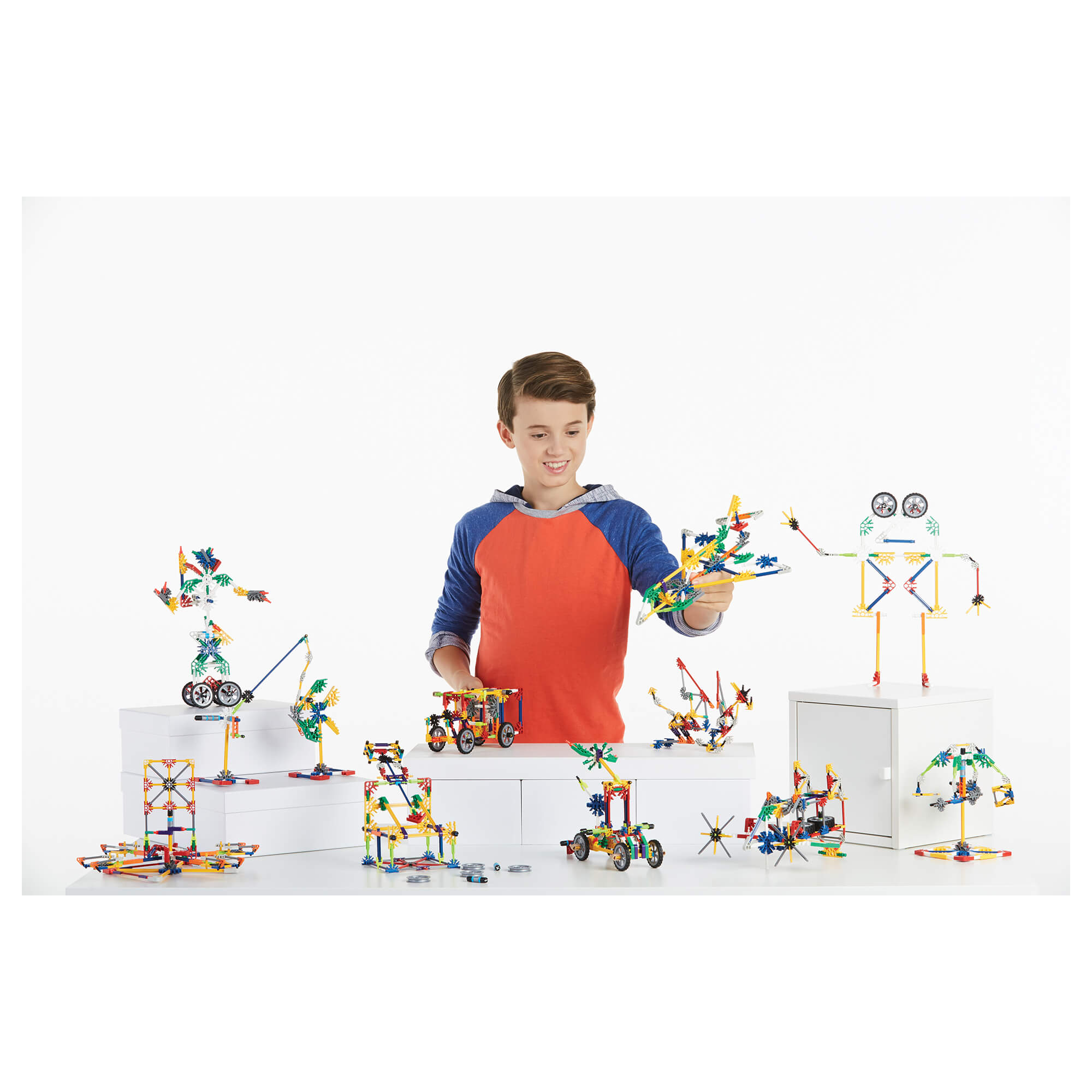 K'NEX Creation Zone 50 Model Building Set (Blue)