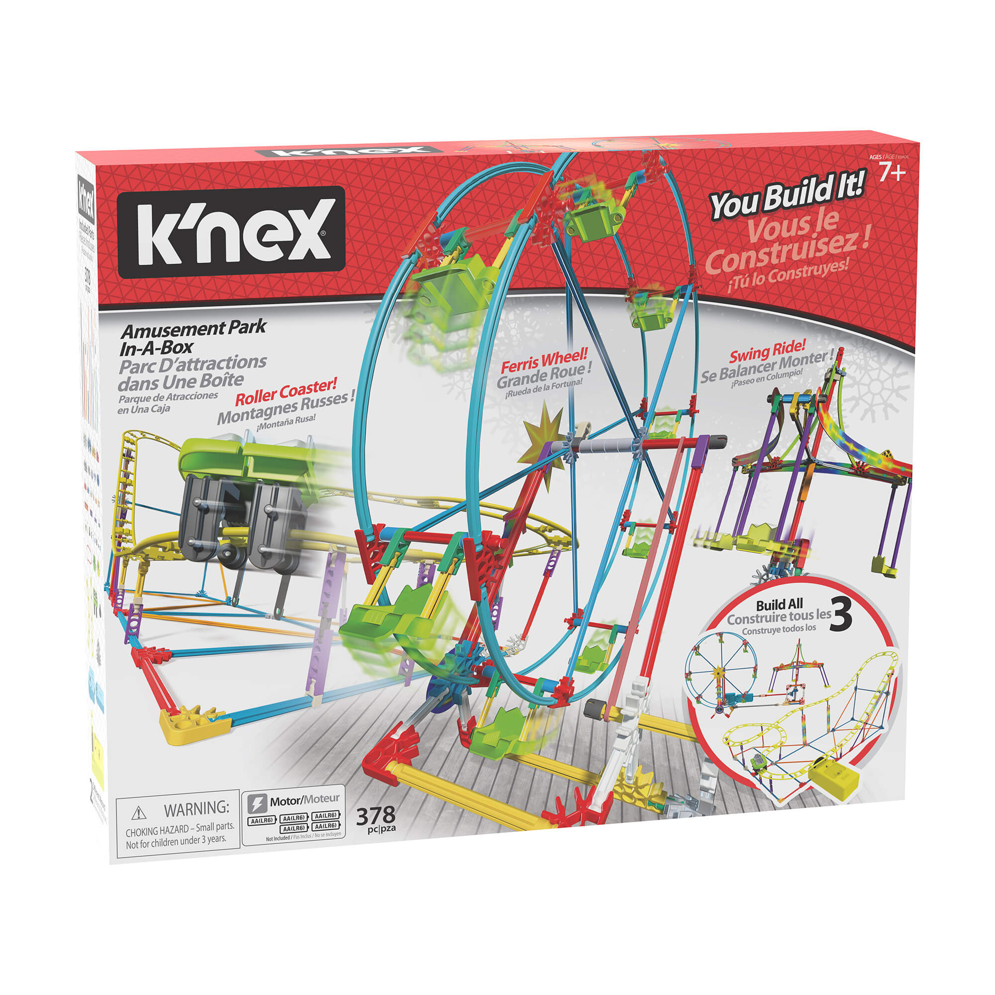 K'NEX Thrill Rides Tabletop Thrills: Amusement Park in a Box