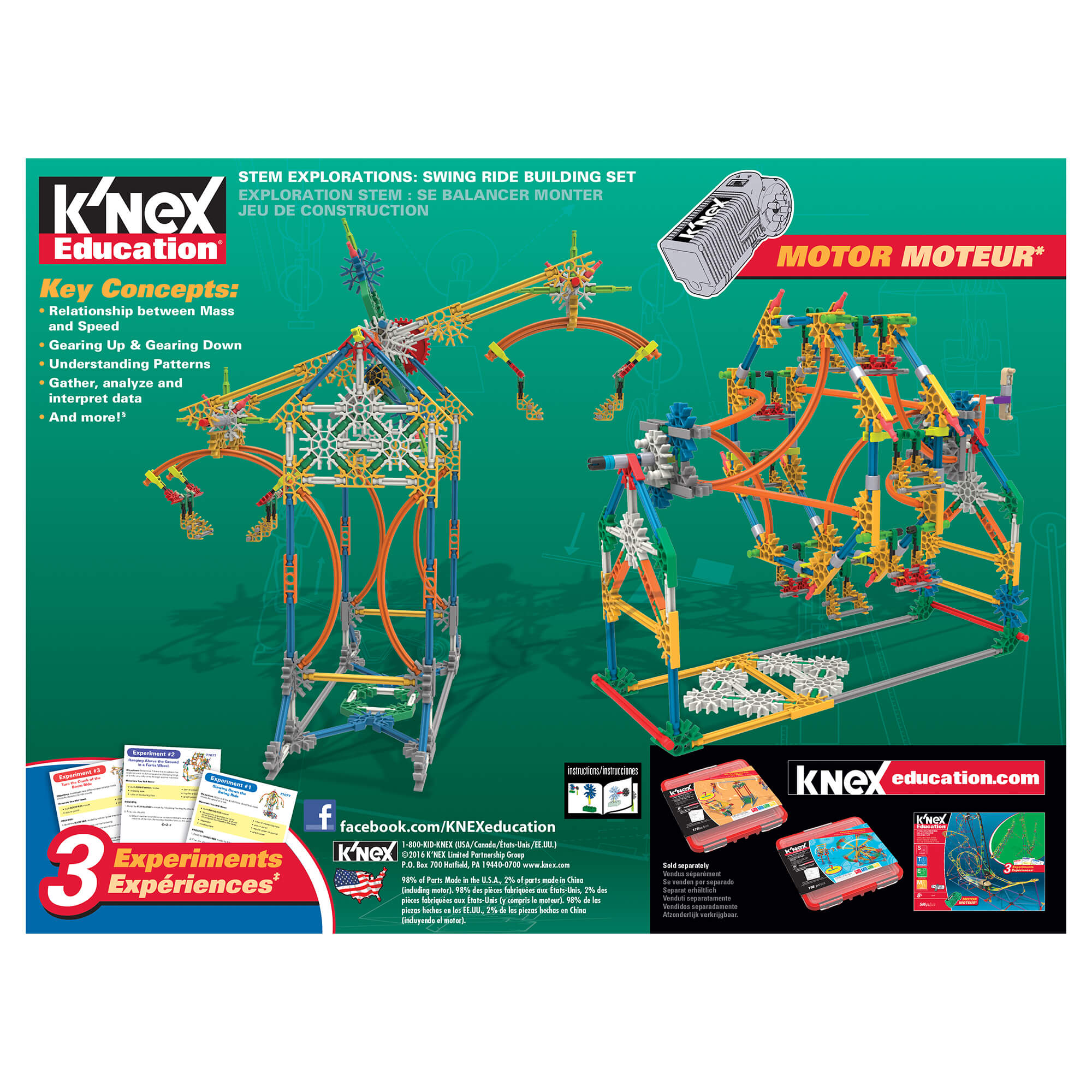 K'NEX Education STEM Explorations: Swing Ride Building Set