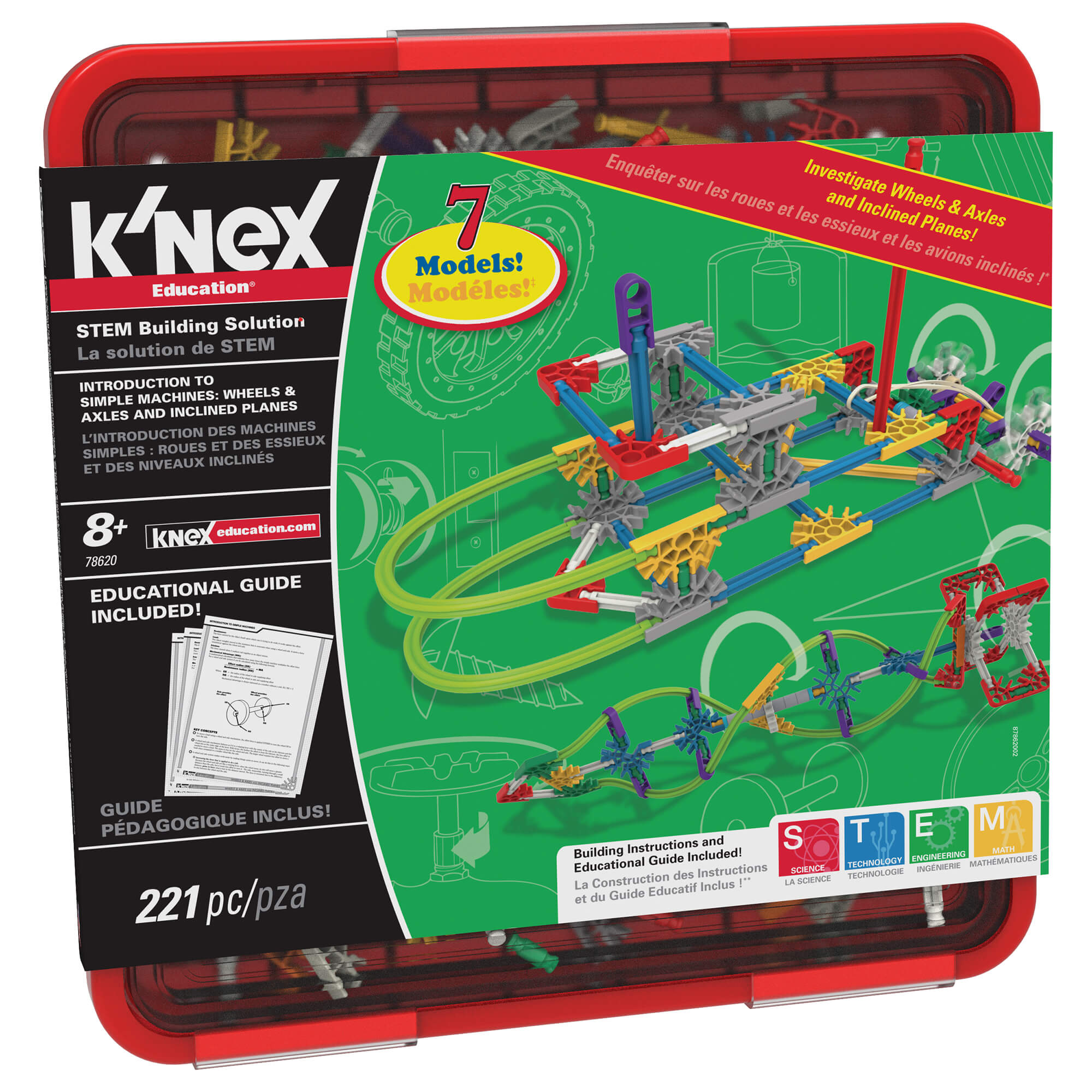 K'NEX Education Introduction to Simple Machines: Wheels, Axles, & Inclined Planes