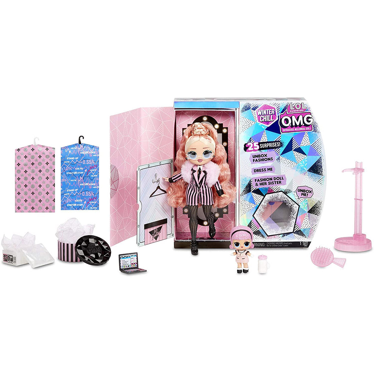 L.O.L. Surprise! O.M.G. Winter Chill Big Wig Fashion Doll