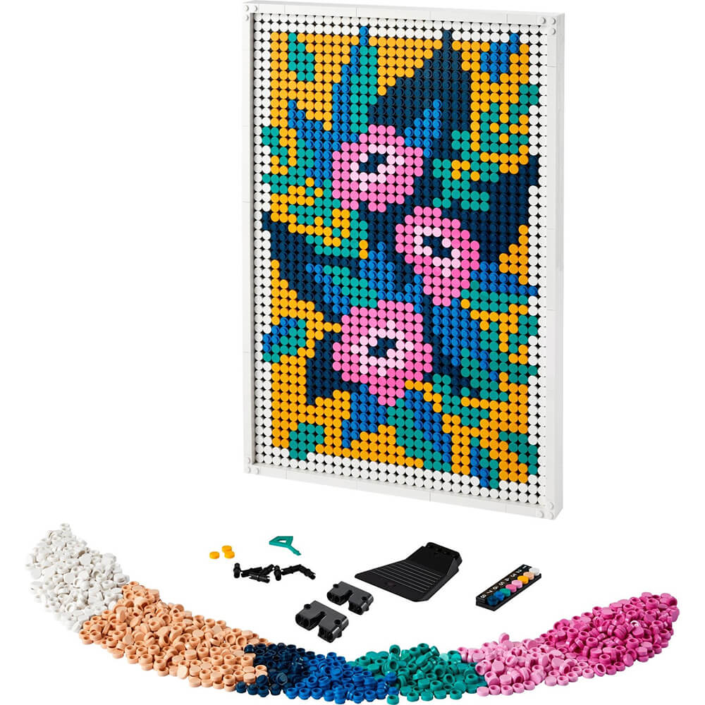 LEGO® Art Floral Art 31207 Building Kit (2,870 Pieces)