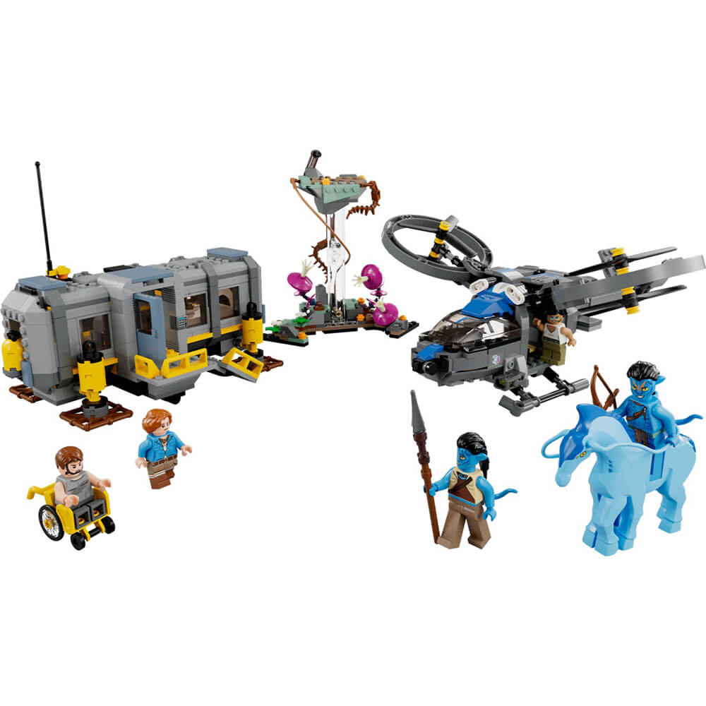 LEGO® Avatar Floating Mountains: Site 26 & RDA Samson 887 Piece Building Kit (75573)