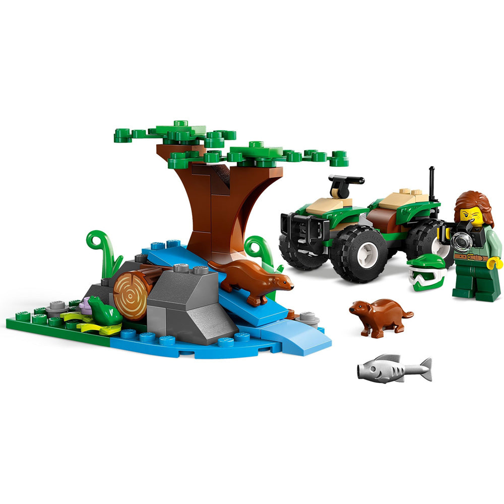 LEGO® City ATV and Otter Habitat 90 Piece Building Kit (60394)