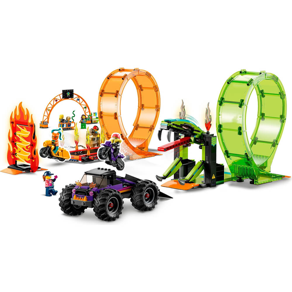 LEGO® City Double Loop Stunt Arena 60339 Building Kit (598 Pieces)