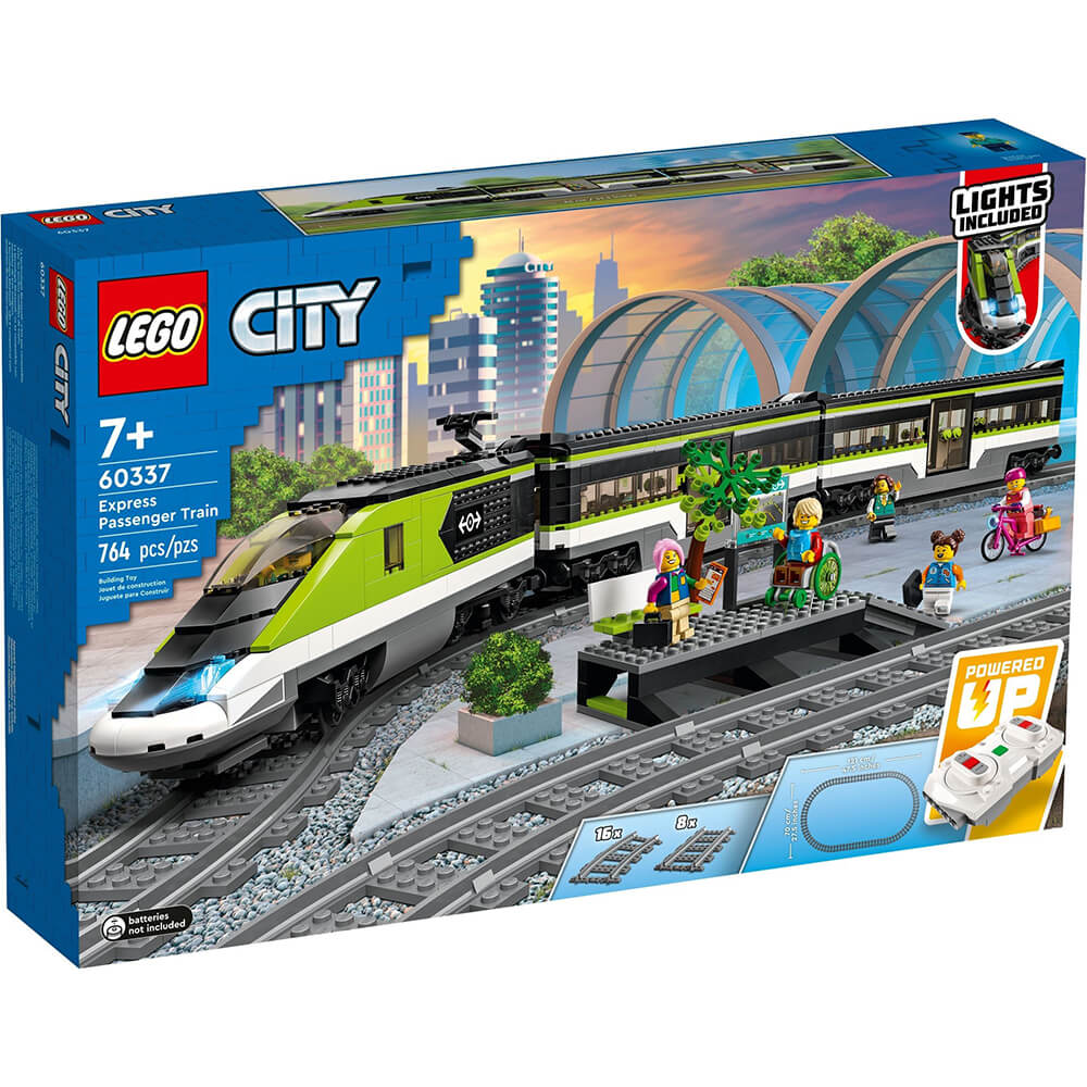 LEGO® City Express Passenger Train 60337 Building Kit (764 Pieces)