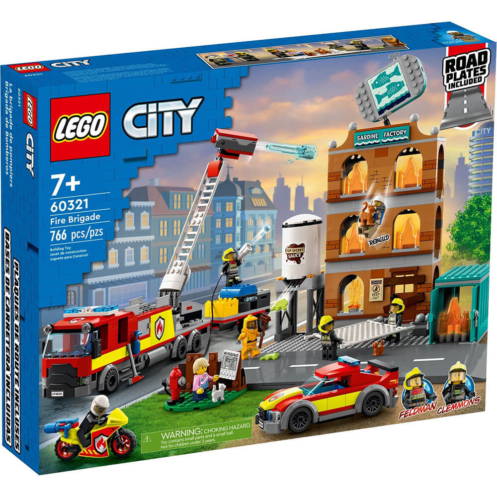 LEGO City Fire Brigade 766 Piece Building Set (60321)