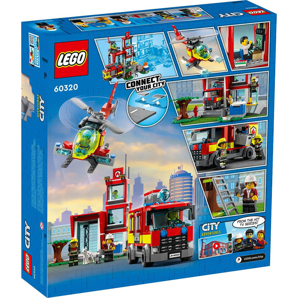 LEGO City Fire Station 540 Piece Building Set (60320)