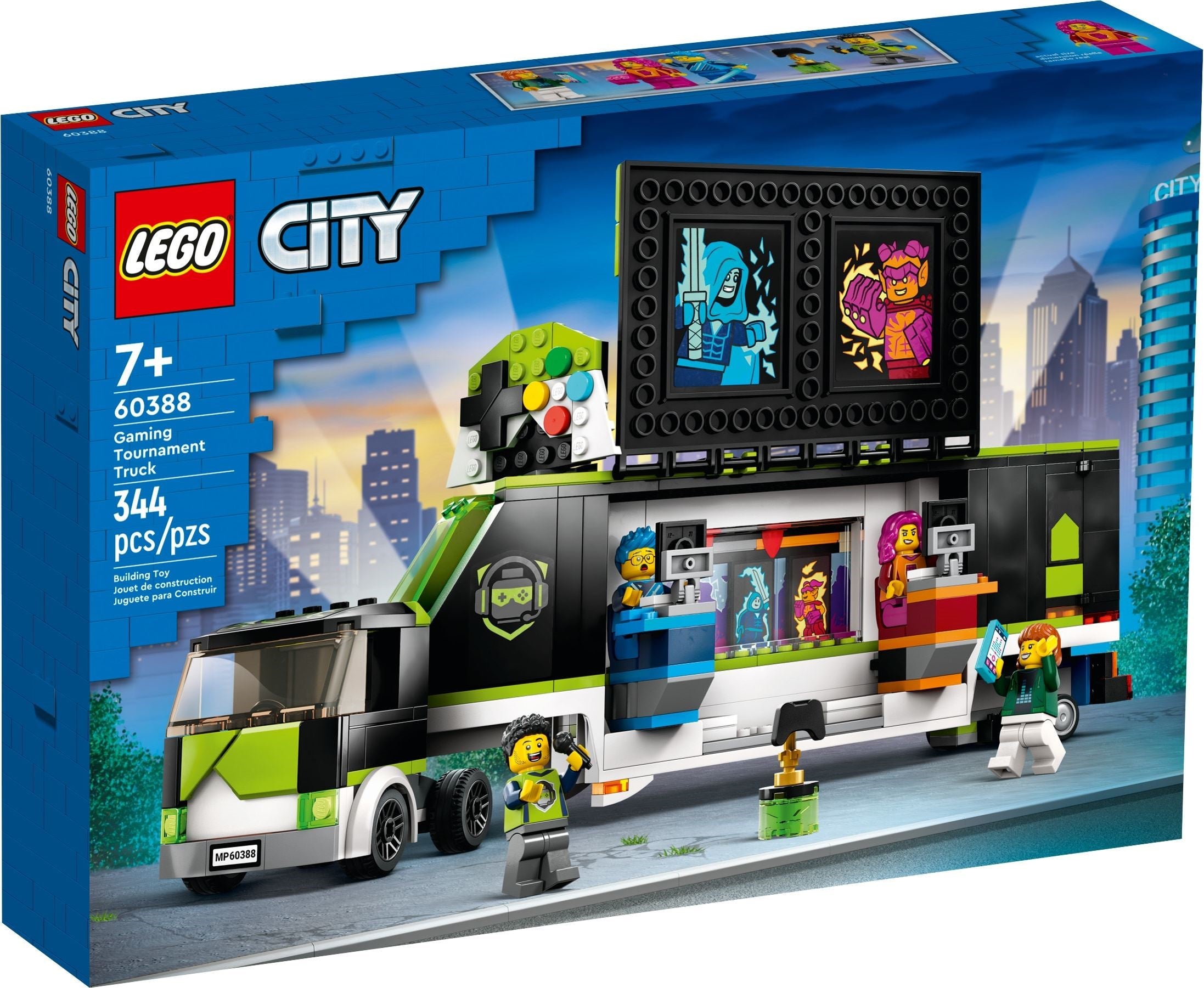 LEGO® City Gaming Tournament Truck 344 Piece Building Kit (60388)