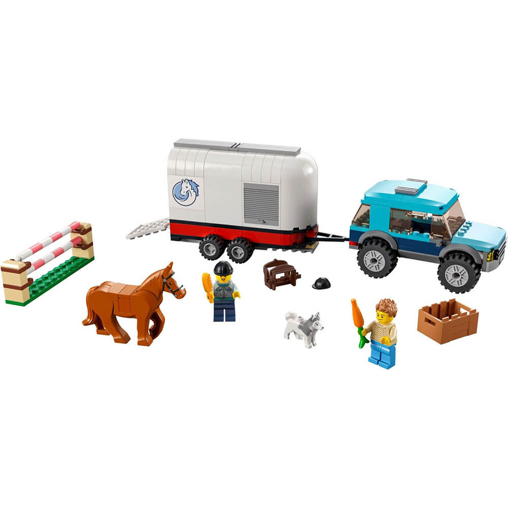 LEGO City Great Vehicles Horse Transporter 196 Piece Building Set (60327)
