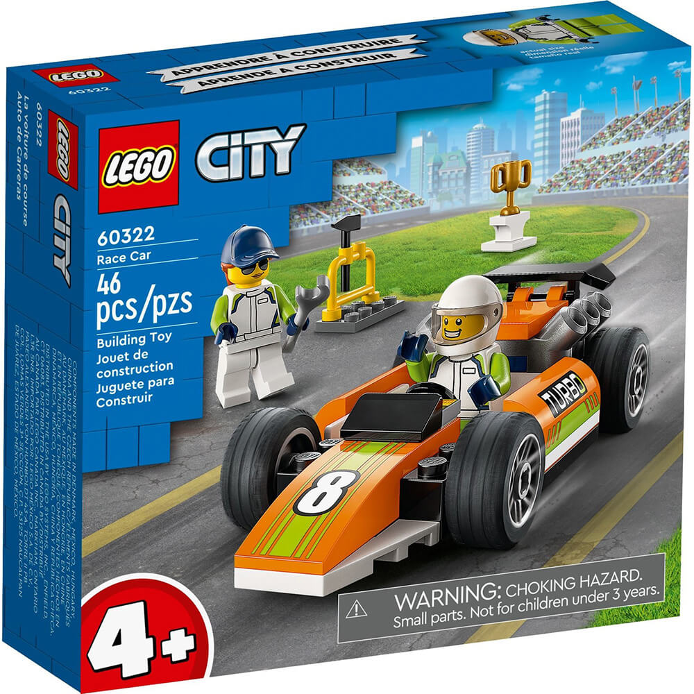 LEGO City Great Vehicles Race Car 46 Piece Building Set (60322)