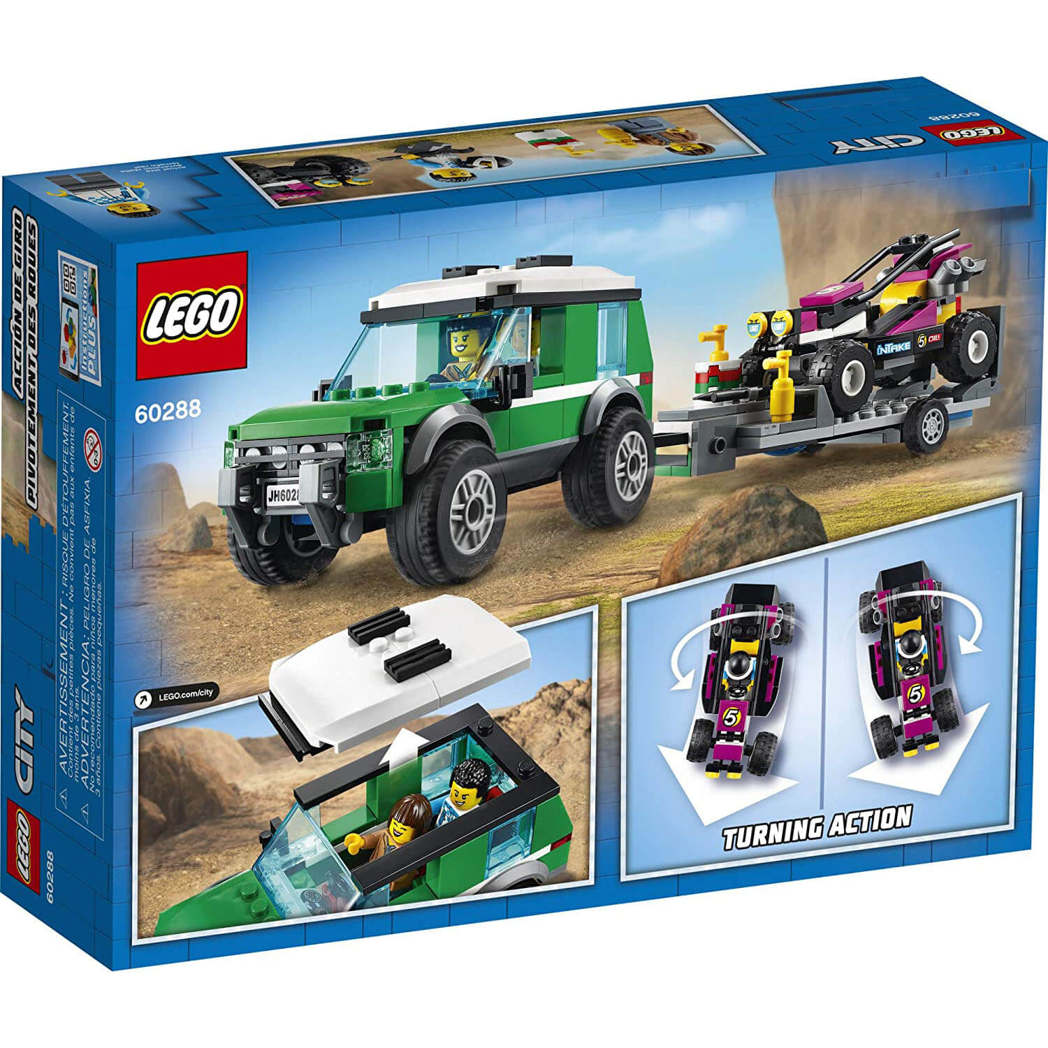 LEGO City Great Vehicles Tractor 148 Piece Building Set (60287)