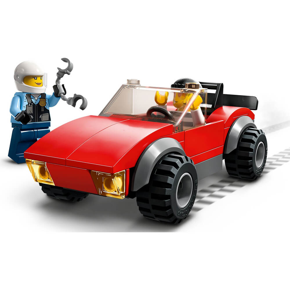 LEGO® City Police Bike Car Chase 59 Piece Building Kit (60392)