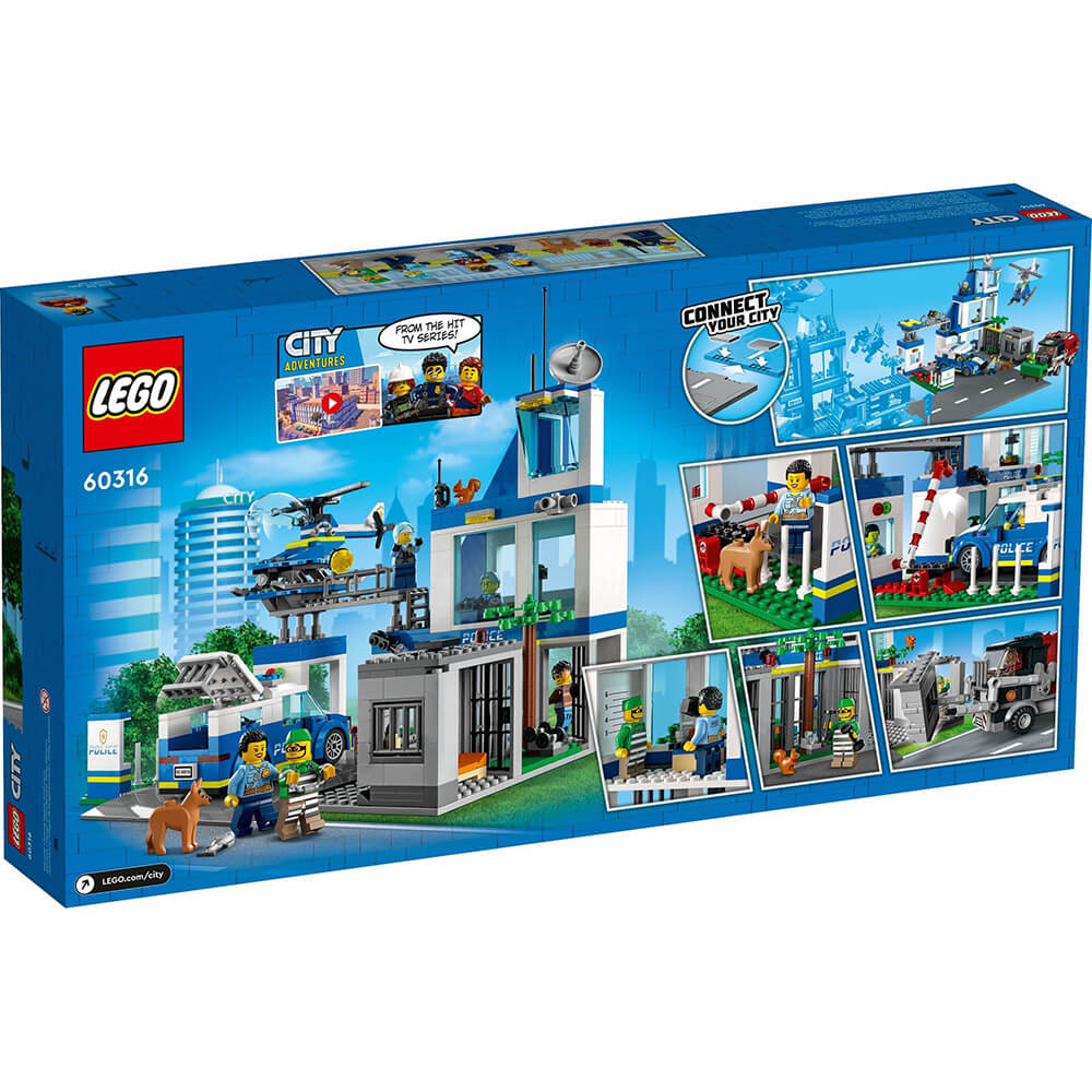 LEGO City Police Station 668 Piece Building Set (60316)
