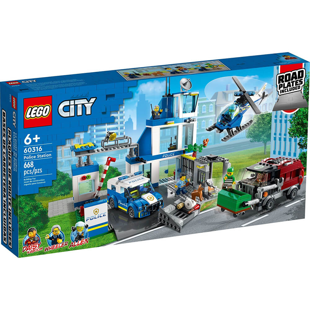 LEGO City Police Station 668 Piece Building Set (60316)