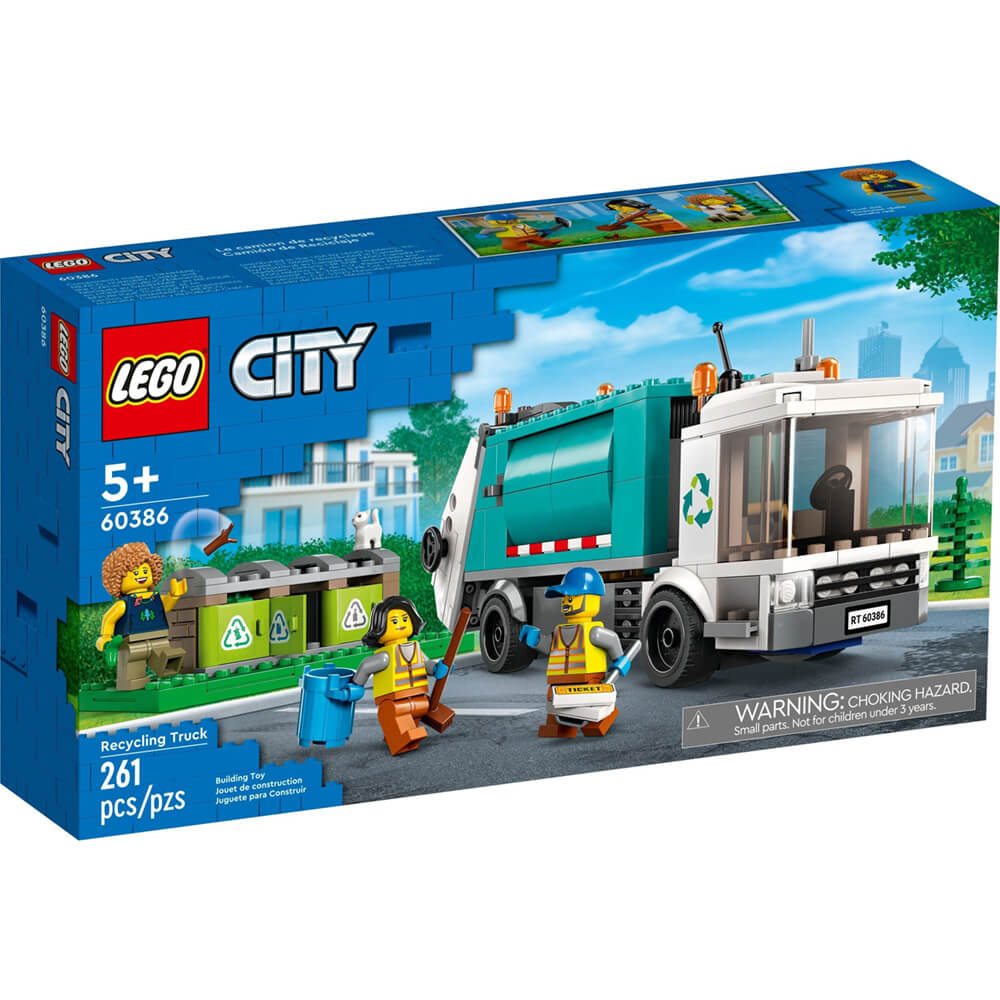 LEGO® City Recycling Truck 261 Piece Building Kit (60386)