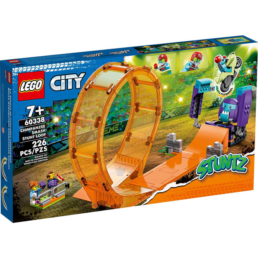 LEGO® City Smashing Chimpanzee Stunt Loop 60338 Building Kit (226 Pieces)
