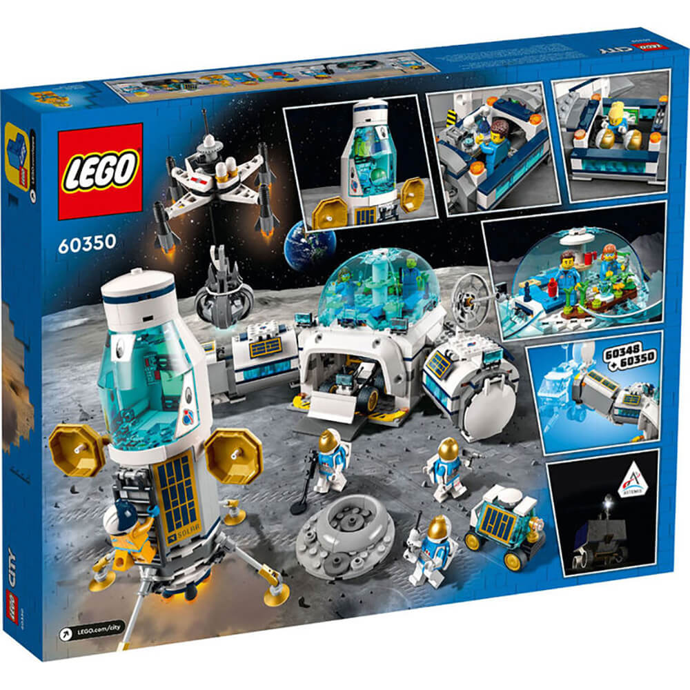 LEGO City Space Lunar Research Base 786 Piece Building Set (60350)