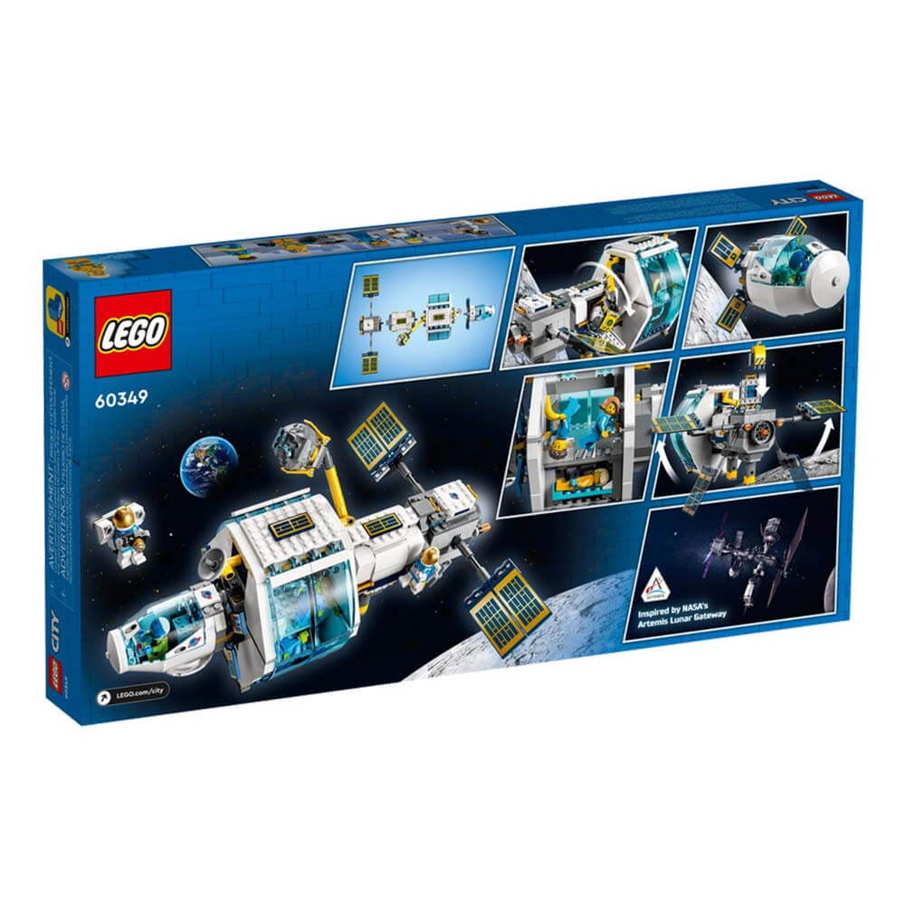 LEGO City Space Lunar Space Station 500 Piece Building Set (60349)