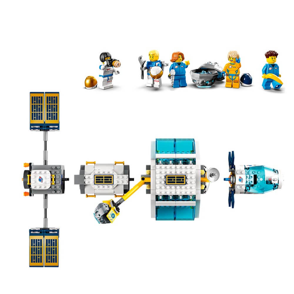 LEGO City Space Lunar Space Station 500 Piece Building Set (60349)
